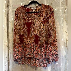 Knox Rose paisley blouse